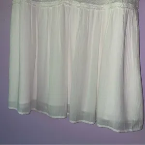 NEW Hayson Size L White Lace Trim Babydoll Tank Top 90s Y2K Cottage Fairy thumbnail 3
