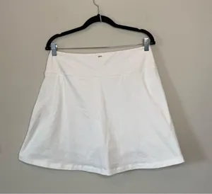 Victorias Secret PINK White Athletic Sport Tennis Skort Skirt with Shorts Sz XL thumbnail 4