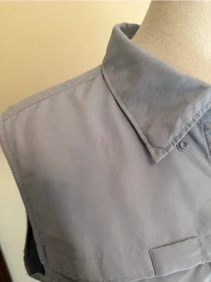 L. L. Bean light blue button down vest thumbnail 4
