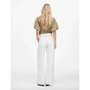 Madewell Superwide Leg Jeans Airy Denim Tile White High Rise Relaxed US 28 NWT thumbnail 4