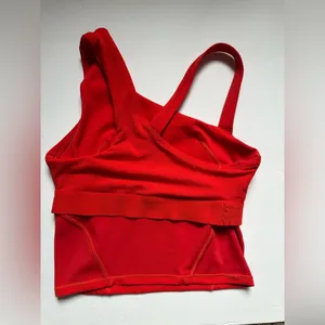 Lululemon Women's Everlux Asymmetrical Tennis Tank Top red Sz‎ 0 thumbnail 8