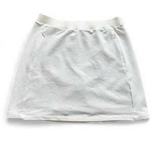 Tail White A-Line Textured Athletic Skirt Athleisure Sporty Skort Tennis Golf thumbnail 1
