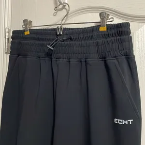 ECHT Black Double Band Storm Joggers Athleisure Loungewear Gym Cozycore thumbnail 4