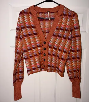 Free People Size XS Button-up Cardigan Sweater Cardi thumbnail 2
