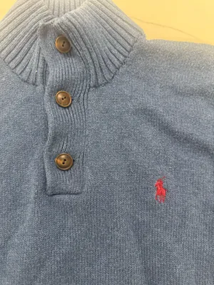  Polo Ralph Lauren Quarter Button Sweater 🧵🐎 thumbnail 3