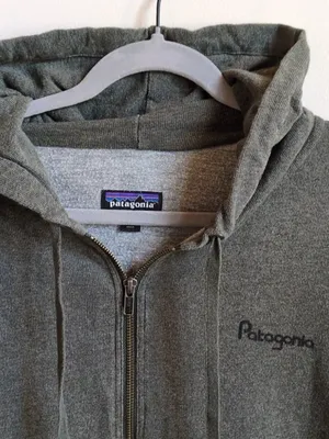 Patagonia 1973 Womens XL Gray Full Zip Hoodie Common Threads Partnership thumbnail 4