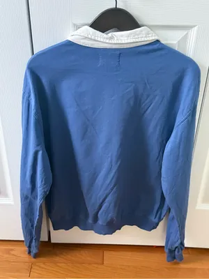 Urban Outfitters BDG Captain 97 Applique Graphic Long Sleeve Rugby Pullover thumbnail 3