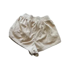 Offline by Aerie Beige Smiley‎ Face Terry Cloth Lounge Shorts XS thumbnail 2