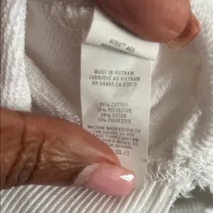 Aerie White Big Chill Oversized Distressed Sweatshirt thumbnail 12
