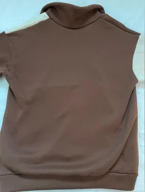 SheIn EZwear Colorblock Half Zip Drop Shoulder Sweatshirt thumbnail 3
