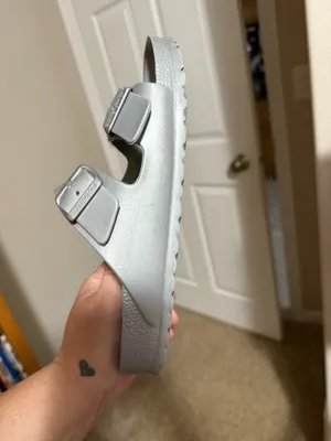 Birkenstock Silver Sandals thumbnail 3