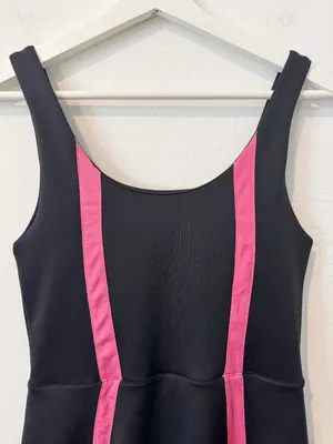 Beach Riot Bay Tennis Dress Size Small Black Skort Pickleball Golf Retro Preppy thumbnail 7