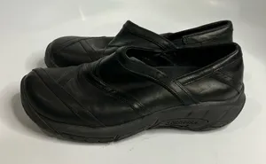 Merrell‎ black leather Mocs size 6 thumbnail 1