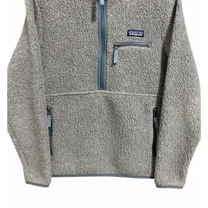 Patagonia Retro Pile Marsupial Fleece Pullover Salt Gray Women's‎ Size XS thumbnail 5