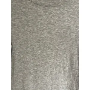 TikTok Famouse Heather Gray Long Sleeve Crop Top Shirt thumbnail 3