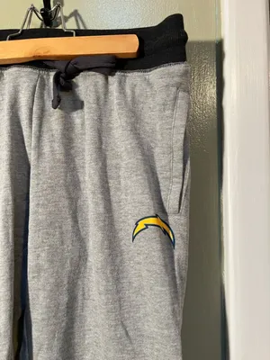 NFL Juniors Collection Women's Size Medium 7/9 Sweatpants Los Angeles Chargers thumbnail 4