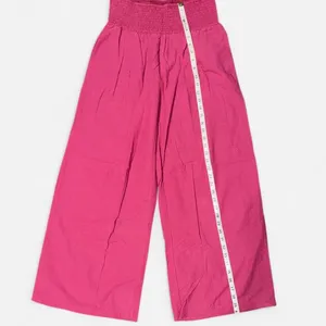 Source Unknown Magenta Cotton Linen Pants with Wide Stretch Waistband, XL thumbnail 4