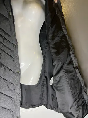 Laundry By Shelli Segal Coat Womens XL Gray Puffer Quilted Zip Hooded Jacket thumbnail 8