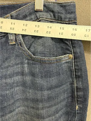 Lucky Brand Bridgette High Rise Skinny Jeans Blue XL Button Fly Pockets Denim thumbnail 4