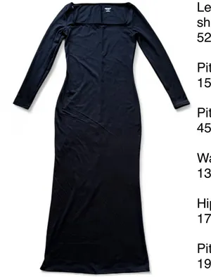 Wild Fable Black Long Sleeve Dress thumbnail 1
