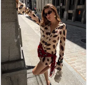 Soera Margot Animal Shirt Dress thumbnail 2
