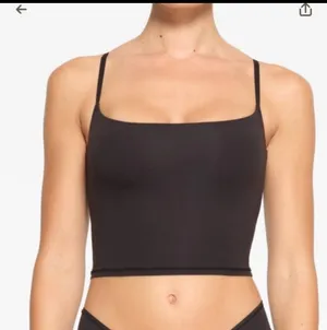 Skims Nwt Fits Everybody Cropped Cami Onyx M thumbnail 1