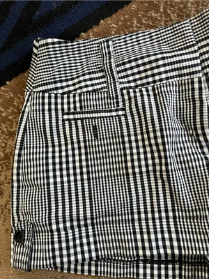 Dots Black & White Gingham Bermuda Shorts Size undefined thumbnail 2