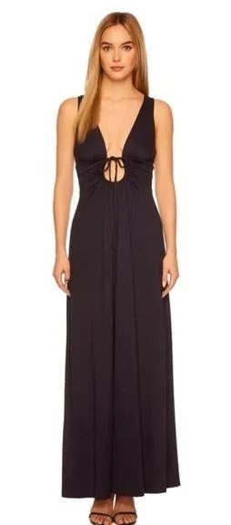 NWT Circle Front Maxi Dress - Midnight thumbnail 1