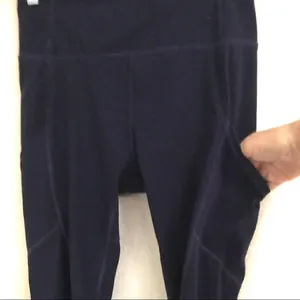 ‎Guess navy cropped leggings S thumbnail 2