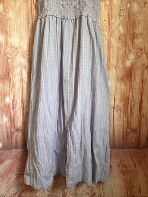 Lost + Wander Angel In Disguise Maxi Dress Lavender Purple Smocked Cotton M thumbnail 7