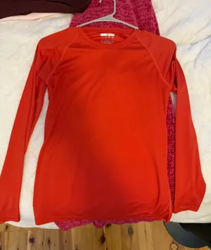 Long Sleeve Red Size XS thumbnail 1
