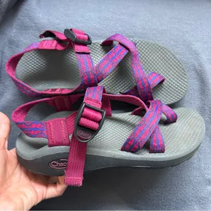 Chaco Women's Pink and Blue Sandals thumbnail 9