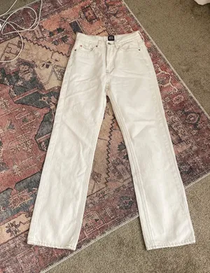 BDG white cowboy jeans thumbnail 2