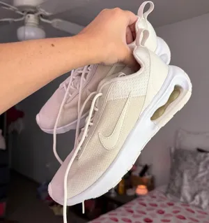 Nike Women's White and Cream Trainers thumbnail 1