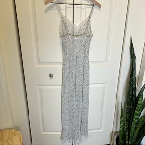Calvin Klein Sheer Long Slip Dress thumbnail 5