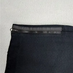 Nike Tech Fleece Cropped Pants Womens S Black Zip Hem Jogger 831711-010 thumbnail 2