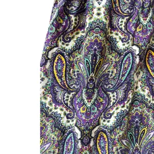 J.Crew 100% silk paisley print slip dress purple multi Coquette Fairy SIZE 2 thumbnail 6