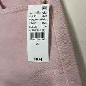 PacSun Light Pink High-Rise Denim Shorts thumbnail 3