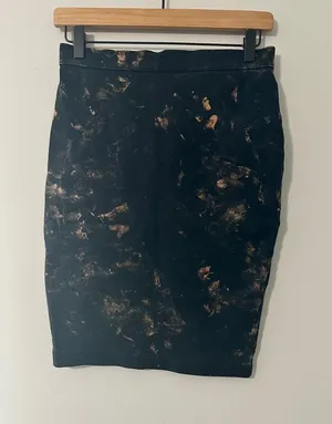 Abercrombie Fitch Bleached Wash‎ Pencil Skirt Women's Size S thumbnail 1