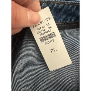 Talbots Tencel Denim Vest Women LP Blue Button Sleeveless Top‎ Boho Western thumbnail 6