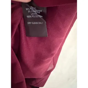 Lulus Velvet Mini Dress Womens Large Burgundy Wine Deep V-Neck Cocktail Party L thumbnail 5