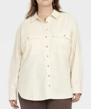 Universal Threads oversized utility button down shacket M thumbnail 1