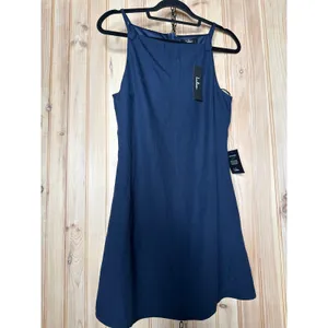 NWT Lulus Mini Dress Navy Blue & Red Sleeveless Button Casual Bundle Size S thumbnail 4