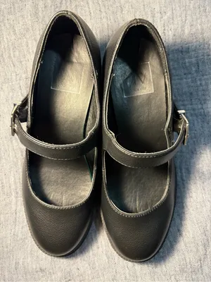 Dolce Vita Black Chunky Mary Jane Platform Heels Size 6 thumbnail 2