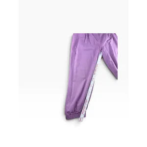 Halara Purple 100% Cotton Pleated High Waisted Jogger Pants XL Streetwear NWT thumbnail 7