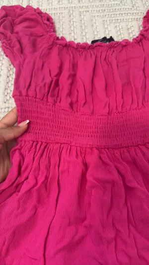 Know One Cares Pink dress thumbnail 2