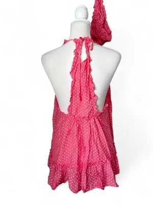 Victoria’s Secret Pink Polka Dot Babysoll Set thumbnail 4