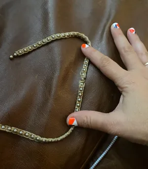 Beaded Hemp Choker thumbnail 1
