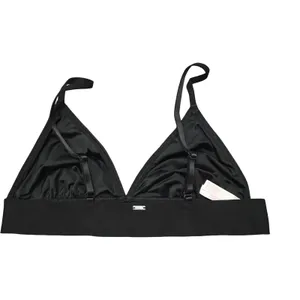Pink by Victoria's Secret Black Star Bralette Size: L thumbnail 3