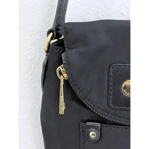 Marc Jacobs Crossbody Bag Black Nylon Leather Trim Gold Hardware OS thumbnail 3